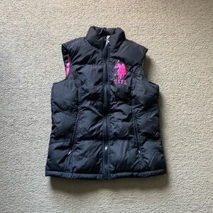 U.S. Polo Association. Puffer Vest Girl